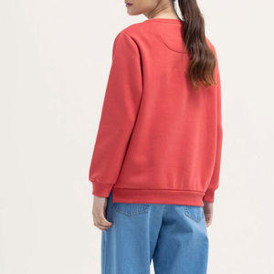 Nouveau Design Automne Hiver Plaine Femme Sweats Lâche Mode Dames Pull En Peluche Brodé Femme Ras Du Cou À Capuche - Product Image 5