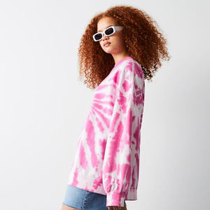 Sudaderas de algodón de lana de alta calidad, sudaderas sublimadas de manga larga para mujer, sudaderas deportivas de cuello redondo - Product Image 6