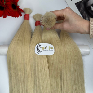 Extensiones de Cabello Humano Vietnamita Virgen, Liso y Sedoso, Rubio 60A de Primera Calidad de Sun Hair Company, Cabello Humano - Product Image 3