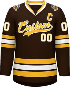 เครื่องแบบฮ็อกกี้น้ำแข็งแห้งเร็วระบายอากาศได้ดีสำหรับทั้งชายและหญิงชุดยูนิฟอร์มฮ็อกกี้น้ำแข็งออกแบบได้ตามต้องการ - Product Image 5