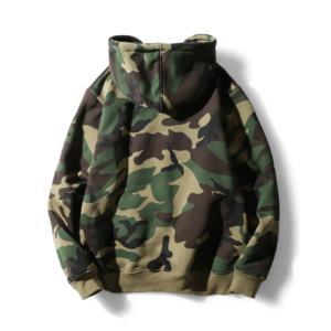 Sweat à capuche Camo personnalisé extérieur garder au chaud chasse décontracté polaire pour hommes femmes impression numérique polaire tissu tissé coupe régulière - Product Image 2