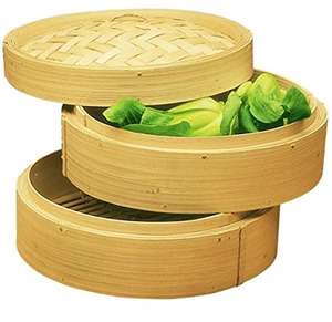 Cuiseur à vapeur en bambou Commercial de haute qualité pour panier de cuisson des aliments-cuiseur à vapeur en bambou Dim Sum Ms sofia - Product Image 2
