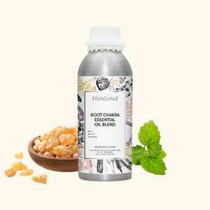 Mélange d'huiles essentielles 100 % pures de qualité thérapeutique pour le chakra Racine, pressées à froid avec du Géranium et du Bergamote pour hydrater et éclaircir - Product Image 2