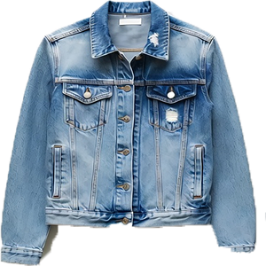 Blouson Trucker en Jean 100% Coton Personnalisé OEM Marque Privée Streetwear Brodé Boutonné Écologique pour Hommes Femmes Fournisseur en Gros - Product Image 2