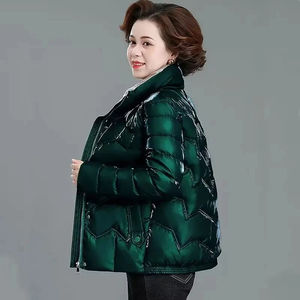 Chaqueta sólida de calidad para hombre, chaqueta acolchada de invierno con capucha, chaqueta de plumas naranja - Product Image 3