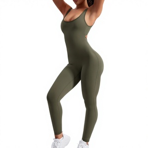 Conjunto de Yoga de Cintura Alta para Mujer, Ropa Deportiva de Secado Rápido, 1 Pieza, Conjunto Completo para Gimnasio, Correr y Entrenamiento - Product Image 1