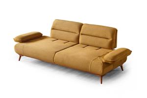 Juego de sofás reclinables modernos contemporáneos muebles de tela para sala de estar que incluyen sofá cama para uso en el hogar, apartamento, hotel o villa - Product Image 3