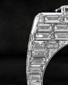 Bling Hip Hop <b>Iced</b> Out Luxury Men's <b>Ring</b> Made in 925 Sterling Silver Fashion Jewelry Gift Studded With Moissanite Diamonds - Product Image 4