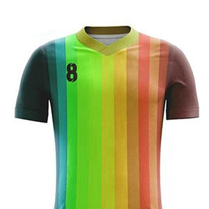 Nueva Llegada, Servicios OEM, Uniformes de Fútbol Ajustados, Último Diseño, Uniformes de Fútbol Sublimados Personalizados, Transpirables, de Color Liso - Product Image 4