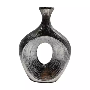 Jarrones de flores de Metal de colores combinados, la mejor decoración interior y diseño hecho a mano, jarrón de plantas verdes y jarrones de flores, lo mejor para la decoración del hogar - Product Image 5