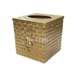 Porte-serviettes en aluminium et fer couleur beige, de qualité supérieure, de forme rectangulaire, pour serviettes en papier - Product Image 5