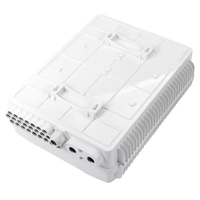Meilleure vente ftth Fat Outdoor Ip65 mural ou monté sur poteau boîte de distribution de fibre optique 24 ports boîte à bornes d'accès à fibre