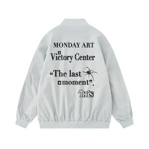 Vestes aviateur pour hommes 2025 automne veste assortie pour Couple Hip-hop Streetwear lettre imprimé Baseball veste mode homme manteau - Product Image 2