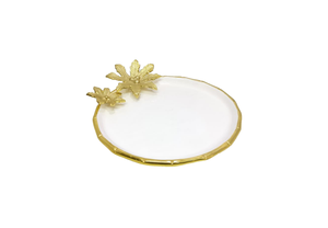 Cuenco para servir con diseño Floral esmaltado de aluminio, artesanías de Metal, platos para servir frutas, platos para comedor, MOQ 50 Uds. - Product Image 3