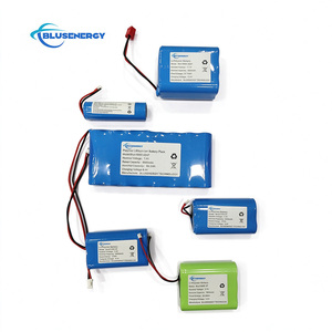 Pack de batteries personnalisé 18650 2S 3S 4S 3.7V 7.4V 11.1V 14.8V 1500mAh 2000mAh 2600mAh 3500mAh Cellule cylindrique rechargeable au lithium-ion - Product Image 1