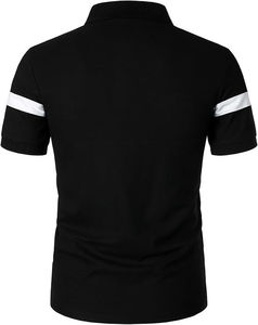 Polo elegante para hombre con etiqueta privada logotipo personalizado manga corta verano moda cómoda mezcla de algodón ropa informal - Product Image 4