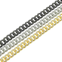 Bracelet en argent 925 plaqué or avec zircon, bijou élégant pour le poignet, orné de pierres soigneusement serties, unisexe, cadeau de fête luxueux