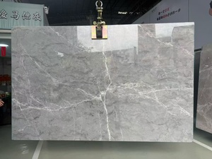 Dalle de marbre gris calcite poli et affûté sur mesure, pierre naturelle, pour murs et sols de maisons modernes - Product Image 6