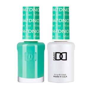DND # Esmalte de Uñas en Gel Tono Verde Pastel Suave, 667 Mint Tint, Dúo de 15 ml, Secado con Lámpara UV LED, para Uñas Modernas y Frescas - Product Image 3