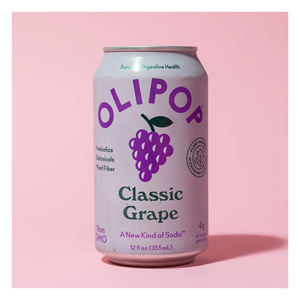 Boisson gazeuse classique OliPop au raisin, faible en sucre, pour les fêtes - Product Image 2