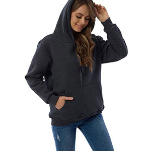 Womens Casual Winter Warm <b>Fleece</b> Sherpa <b>Lined</b> Pullover Hooded Sweatshirt Black Pullover <b>Hoodies</b> For Ladies - Product Image 6