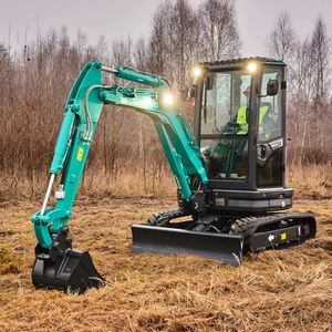 Mini-pelle d'occasion en bon état Mini-pelle hydraulique sur chenilles Sunward à haut rendement énergétique en vente bon marché - Product Image 6