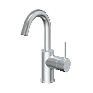 Jazz Art installazione rapida lavabo a leva singola Mixer Click-Clack rifiuti con rubinetti da bagno e doccia in nichel spazzolato arte Jazz - Product Image 1