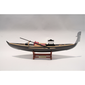 MODELO DE BARCO DE MADERA GONDOLA - MODELO DE BARCO DE MADERA DE ALTA CALIDAD - MODELO ARTESANAL PARA DECORACIÓN NAUTICA - Product Image 6