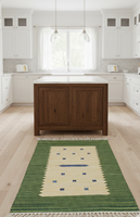 Tapis rectangulaire fantaisie en coton tissé à la main, pelucheux, avec envers réversible, lavable en machine, 950 $ par mètre carré, moderne, pour exercices
