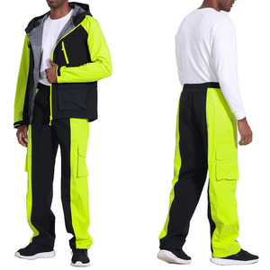 Respirant personnalisé vêtements de pluie en gros combinaisons de pluie pour hommes en plein air imperméable à capuche col combinaison de pluie pour hommes - Product Image 5