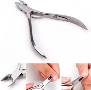 Cortauñas Profesional de Acero Inoxidable de Alta Calidad al por Mayor, con Logotipo Personalizado Impreso, Cortacutículas Curvo de Mandíbula Ancha - Product Image 1