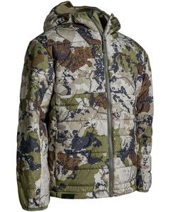 Veste matelassée à capuche camouflage pour homme, parka de chasse matelassée, manteau camouflage isolé pour l'extérieur, veste tactique chaude d'hiver pour la randonnée - Product Image 1