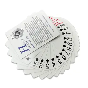 EVV-Manufacturers Custom Logo Premium Casino Gamble Paper Playing Poker Cards Arabia Saudita Kuwait