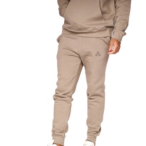 Precio al por mayor, jersey de 2 piezas, pantalones de chándal, conjuntos de sudaderas con capucha, chándal de lana para hombre para correr en invierno, chándales con servicio OEM - Product Image 3