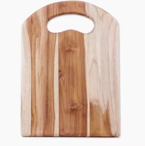 H.M.A. Artisanat rustique en bois d'olivier écologique passe au lave-vaisselle forme rectangulaire planche à découper plateau de cuisine miniature à découper - Product Image 2