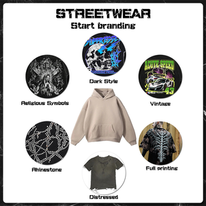 Sudadera con capucha en blanco Vintage de lavado ácido de gran tamaño para hombre personalizada de alta calidad - Product Image 4