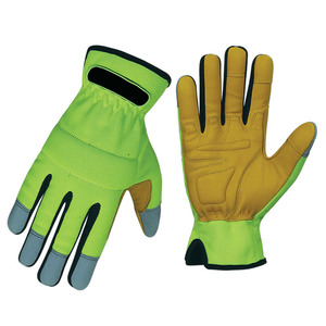 New Arrival Hi Visibility Winter Season Lined Mechanics Safety Gloves Stainless Steel Waterproof Elastic Wristlet Gloves <b>Fire</b> - Product Image 1