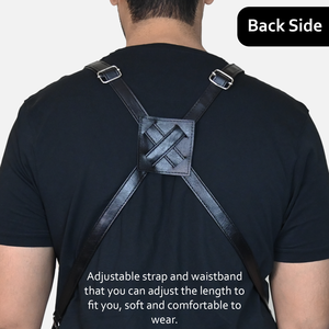 High Quality Barber Apron with Pockets Comb and Brush for Salon Strap Barber Aprons Heavy-Duty Grooming Reinforced - Product Image 4