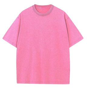 Stone Hombres Mujeres Camiseta desgastada camiseta DTG Imprimir Oversize Negro Personalizado Vintage Acid Wash camiseta - Product Image 5