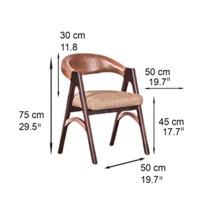 Fauteuils à bascule modernes pour salon avec structure en bois massif, rembourrage en mousse et revêtement en cuir synthétique pour la maison et le bureau - Product Image 6