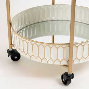 Chariot de service de bar de haute qualité Hôtel Restaurants Bar Fourniture de meubles Chariot de bar décoratif de luxe à des prix compétitifs - Product Image 5