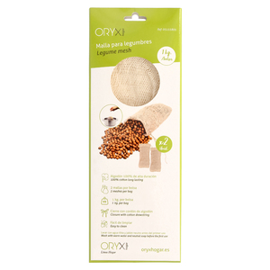 Sacchetto in Rete di Cotone per Legumi 1 Kg Set di 2 Unità - Product Image 3