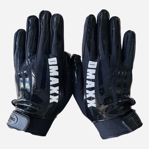 Color personalizado transpirable personalizado estirable Super pegajoso tamaño de la palma receptor de fútbol americano guantes logotipo personalizado impreso - Product Image 3