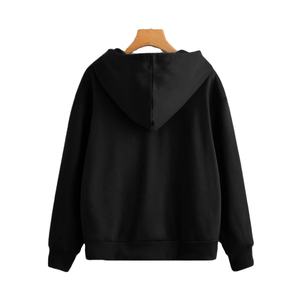 เสื้อฮู้ดสตรีแฟชั่นสตรีทแวร์แบบใหม่ ผ้าฟลีซ 100% ผ้าฝ้าย มีกระเป๋าข้างสองข้าง สำหรับผู้หญิง โดย RSW - Product Image 2