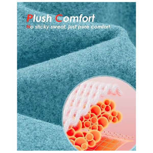 เสื้อสเวตเชิ้ตคุณภาพสูงแบบยูนิเซ็กซ์ ซิปหนึ่งในสี่ สำหรับฤดูหนาว ผลิตจากผ้าผสมโพลีเอสเตอร์/คอตตอน ผ้าฟลีซ สไตล์วินเทจล้างสี - Product Image 3