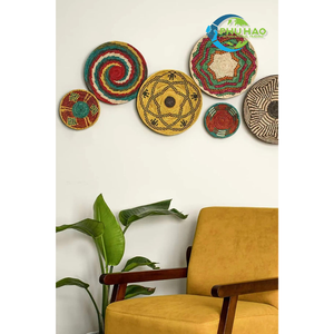 Hot Trend!!! High Quality Traditional Vietnamese WOVEN WALL HANGING BASKET DECOR Eco-Friendly, Customizable, and Affordable - Product Image 5