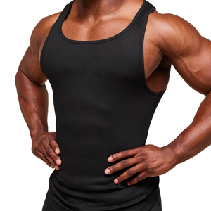 Camiseta sin mangas con tirantes para culturismo para hombre, camiseta ajustada sin mangas para músculos, chaleco de entrenamiento de gimnasio, ropa deportiva informal para entrenamiento físico - Product Image 2