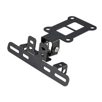 Support de plaque d'immatriculation pliable en fer JFGRACING pour Surron Ultra Bee, support court pour moto, accessoires de modification et de mise à niveau