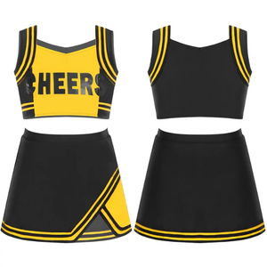 ผู้ผลิตชุดเชียร์ลีดเดอร์คุณภาพสูง ชุดเชียร์ลีดเดอร์สีแดงขาวแบบกำหนดเอง - Product Image 4