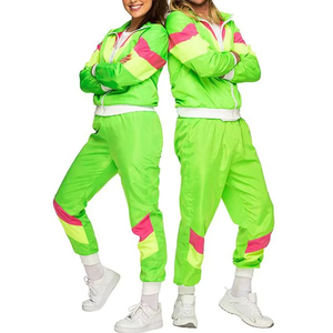 Stylish Winter Hooded Solid Windbreaker Tracksuits for Adults Two-Piece Sets 100% Nylon High Fashion Wholesale - Product Image 1